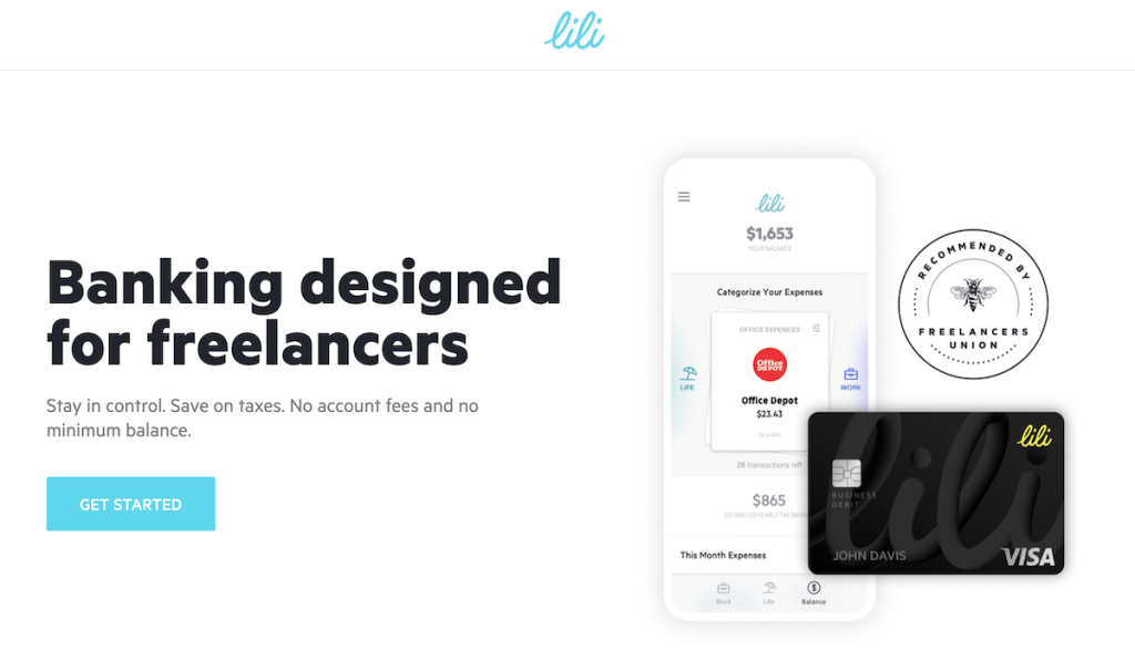 Lili bank for freelancers